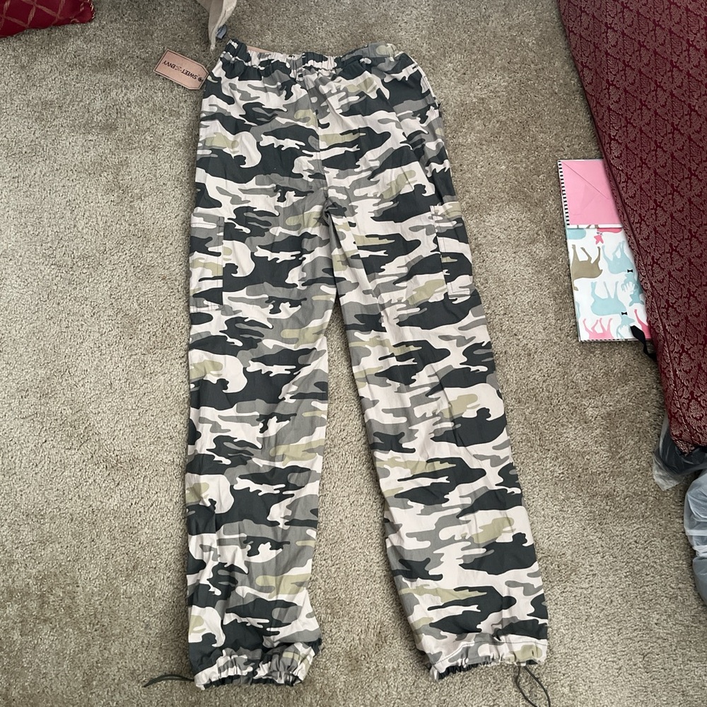 Camouflage Parachute Pants